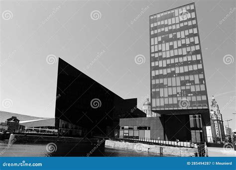 The Longitude Building and the Museum of Liverpool in the Royal Albert Dock Editorial ...