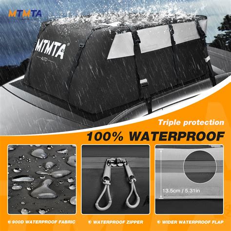 Buy Rooftop Cargo Carrier, 20 Cu Ft Roof Rack Cargo Carrier, 100% ...