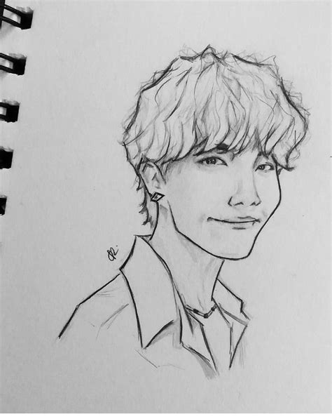 J HOPE DRAWING
