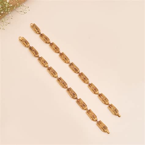 Enduring Gold Plated Nagas Mogappu Side Chain – The Velli Shop
