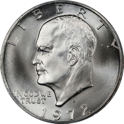 1972 S Silver $1 Ms | Eisenhower (Ike) Dollars | Coin