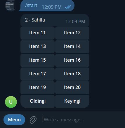 Image result for How Do Create Pagination Post in Telegram API
