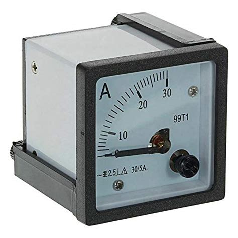 WHIZZO 3X(Square Plate 99T1 Movable Wings 0-30A Analog Ammeter AC 48 mm ...