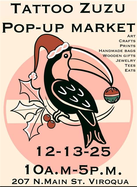 Tattoo Zuzu Pop-Up Holiday Market , 207 N Main Street, Viroqua, WI, 13 ...