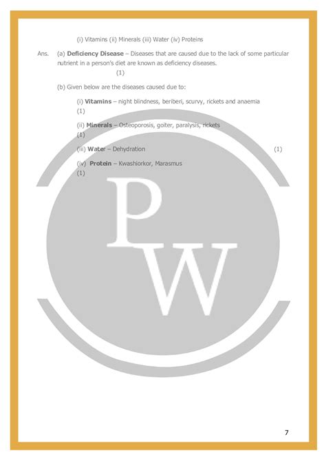 Image result for Components of Food Class 6 Worksheet PDF