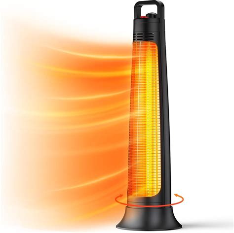 Amazon.com: FLOWBREEZE Patio Heater, Portable Outdoor Heater, 1200W, 3S ...