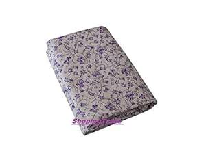 SHOPINGTRADE 100% Cotton Single Bed Reversible Blanket/Duvet/AC ...