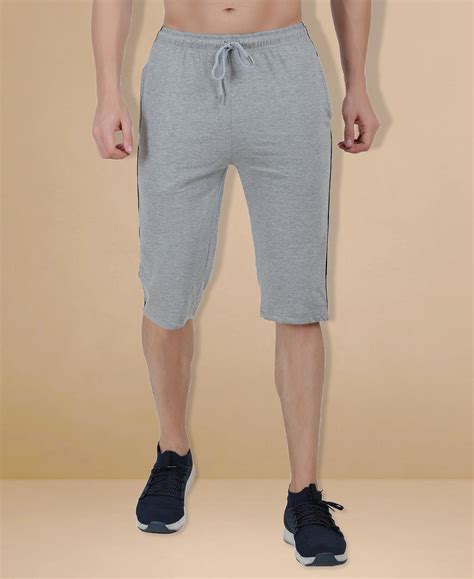 Buy T.T. Men'S Cotton Capri Light Grey| TTBazaar – T T Bazaar