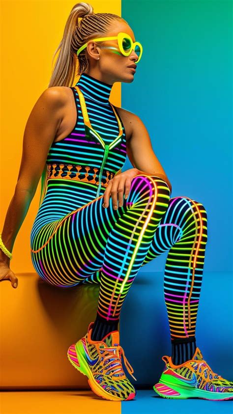 Pin by lais on Aestudio | Fashion top outfits, Neon fashion, Futuristic ...