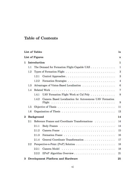Image result for Table of Contents APA 7 Example