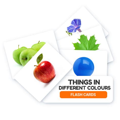 Things in Different Colours - Baby Flash Cards | Buy Flashcards Online ...