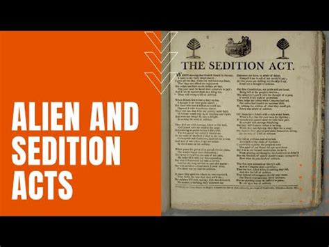 Image result for Alien and Sedition Acts of 1798 Lesson