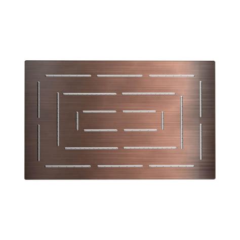 Copper Single Flow Rain Shower (10-12 inches) – Decure.in