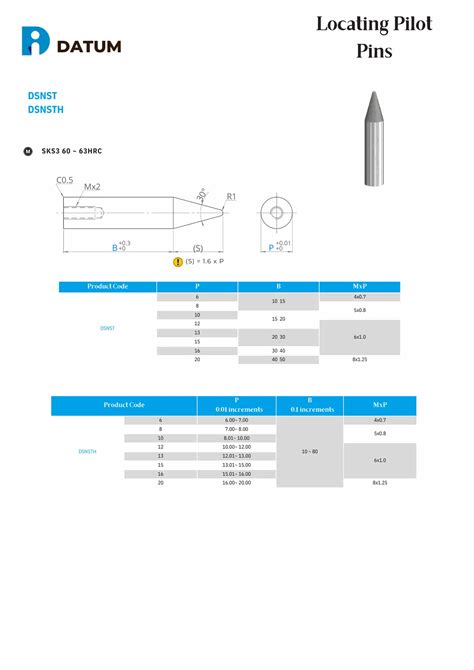 Locating Pilot Pins |Manufacture, Supplier and Exporter in India