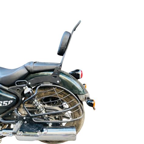 Sissy Bar Backrest for Super Meteor 650, Shotgun 650, Classic 650, Har ...