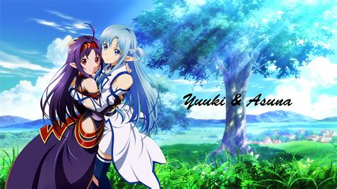 Yuuki & Asuna HD Wallpaper - Sword Art Online II