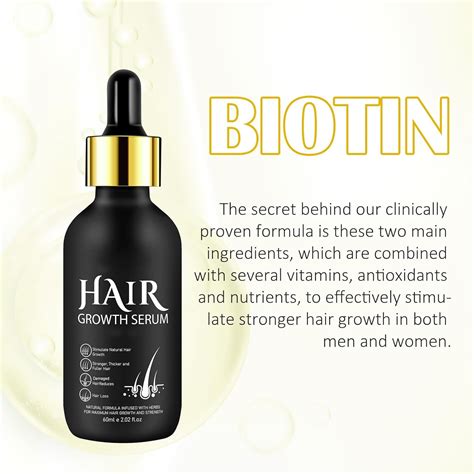 Hair Growth Serum For Men & Women Hair, 2.02 oz Hair India | Ubuy