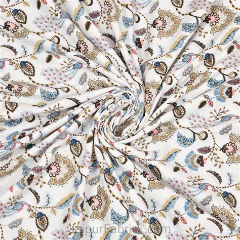 Blue Motifs Pure Cotton Single Bed Dohar – JaipurFabric®