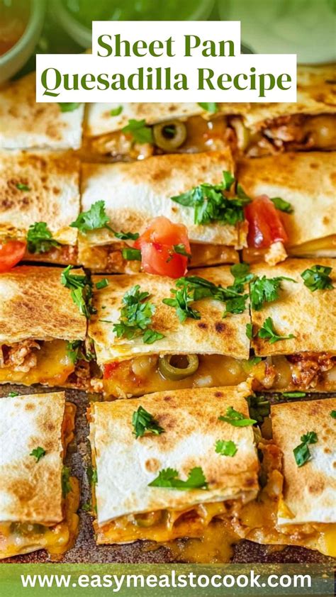 Sheet Pan Cookie Recipe - Easy Meals To Cook