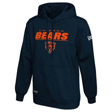 Chicago Bears Men's New Era Navy Stated Pullover Hoodie - Detroit Game Gear