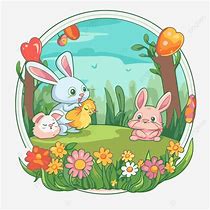 Image result for Bunny Hugging Stickers