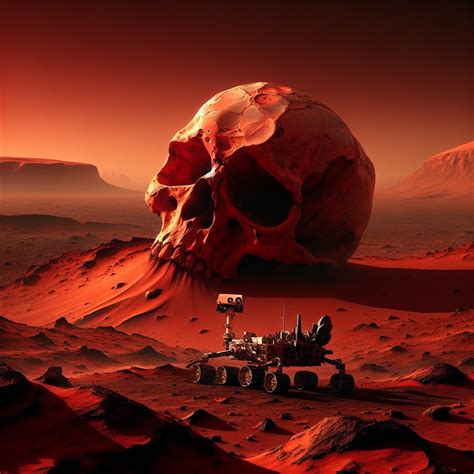Image result for Alien Skull On Mars