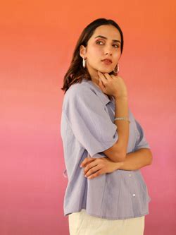 Buy Peach Linen Shirt for Women – COSSET CLOTHING
