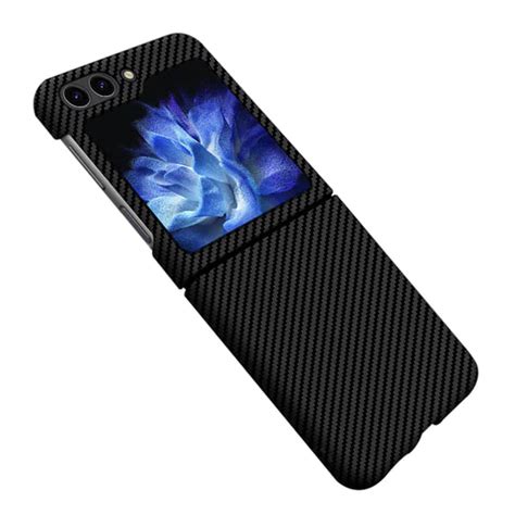 Samsung Galaxy Z Flip 5 Carbon Fiber Real Aramid Kevilar Case-Black ...