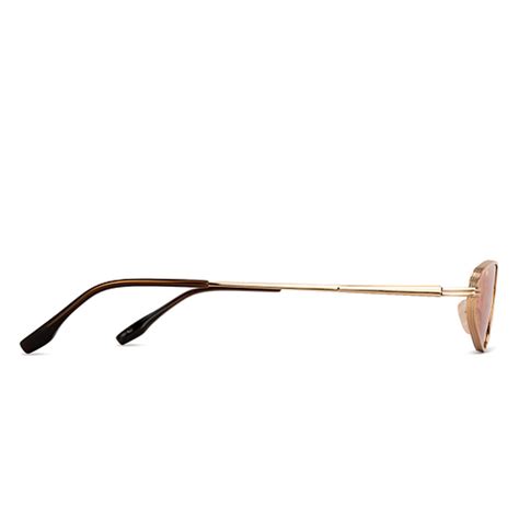 Buy Gold Brown Full Rim Cat Eye Large (Size-57) John Jacobs JJ Tints JJ ...
