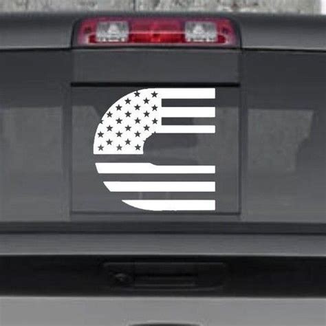 Custom Vinyl Decal USA American Flag Fits Dodge India | Ubuy