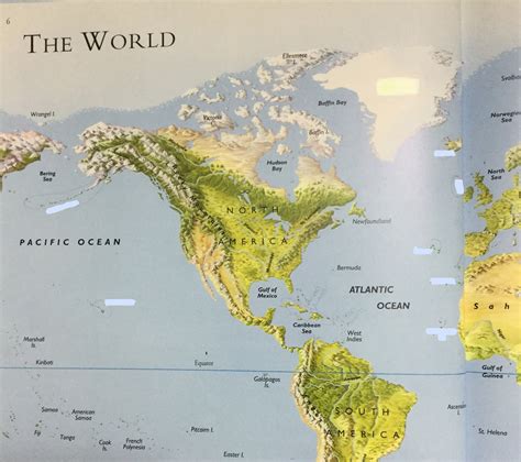 Atlantic Ocean Map Islands