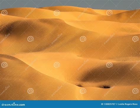 Hills and Valleys of Untouched Sand Dunes Stock Image - Image of hills ...