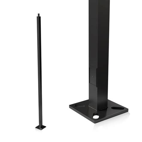 25 Foot Light Pole- 4 inch Square Tube light Pole - Premium Surface ...