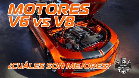 Motores de coche V6 ó V8: ¿Cuales son mejores? - Garaje Hermético