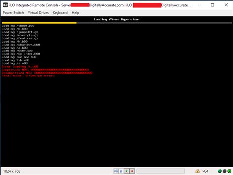 Image result for Boot Error On VMware 16