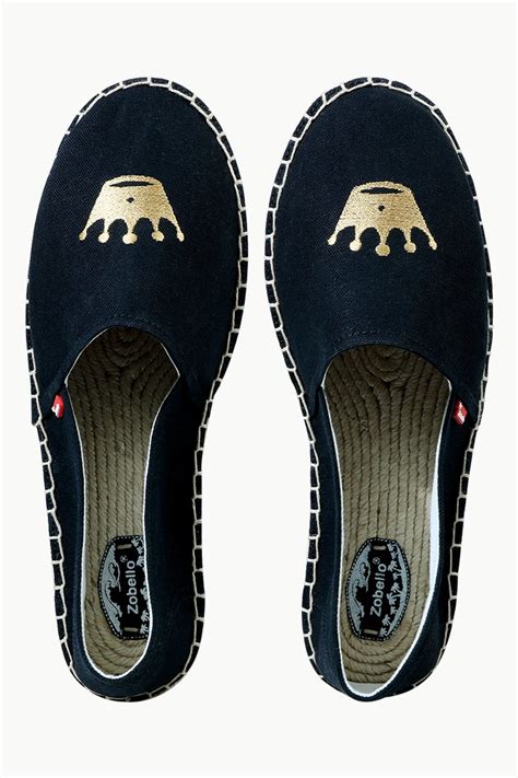 Men's Black Crown Tag Espadrilles – Zobello