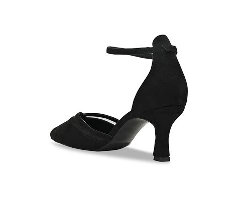Buy Rocia Black Women Suede Ankle Strap Pumps Online at Regal Shoes ...
