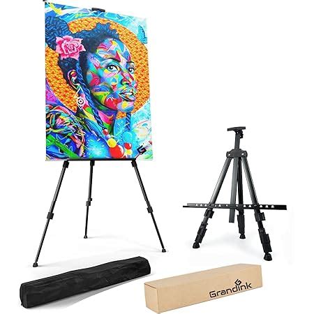 Grandink® Premium Artist Wooden Easel Stand 5 FEET with Angle and ...