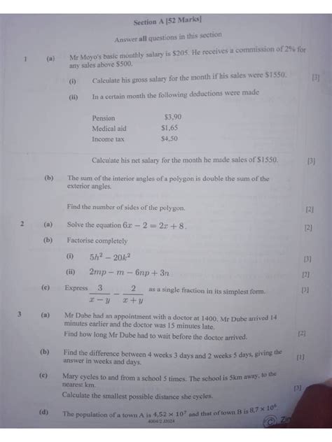 Zimsec Math Questions 的图像结果