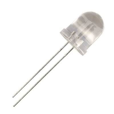 10mm White LED - 10 Pieces Motorobit - Motorobit.com