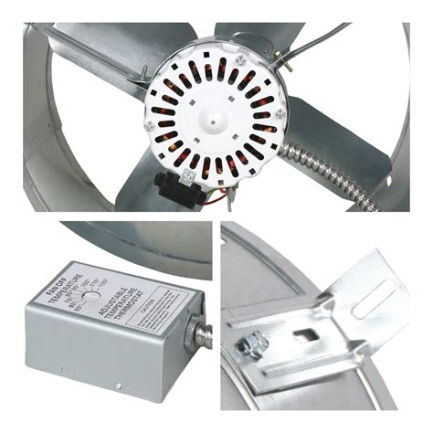 Maxx Air 1,300 CFM Gable Mount Power Attic Fan | Roofing Direct