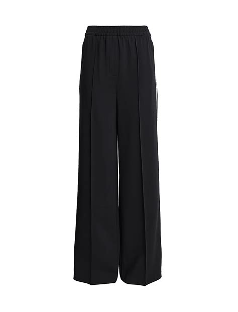 Buy Side Stripe Wide Leg Trousers at Marks & Spencer