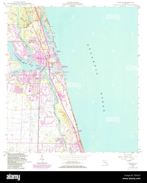 Jupiter florida map hi-res stock photography and images - Alamy