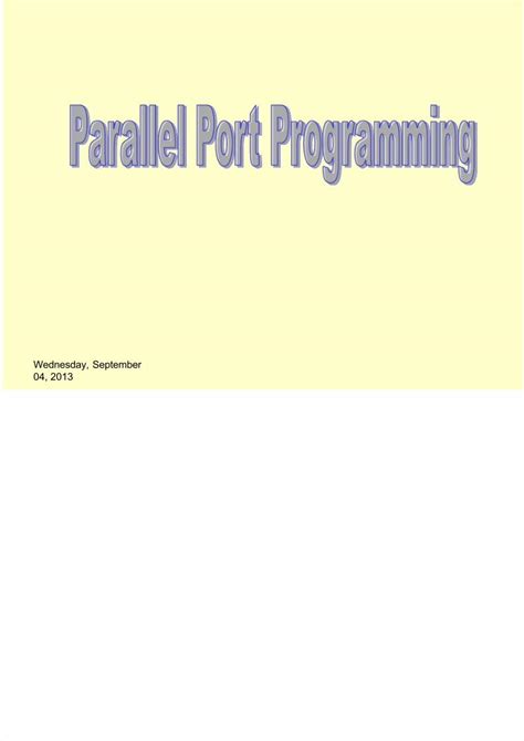 Parallel Port Microprocessor 的图像结果