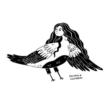 Half Human Half Bird Mythology