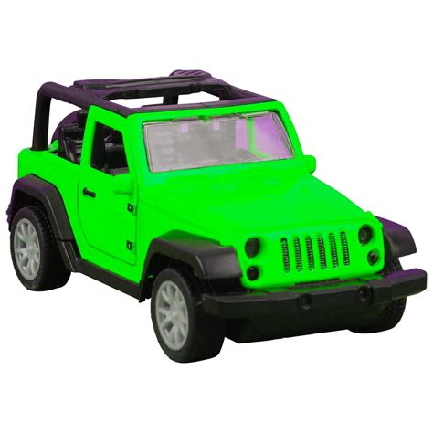 WISHKEY Plastic 1:32 Scale Die Cast Jeep, Pull Back and Go Jeep Toy for ...