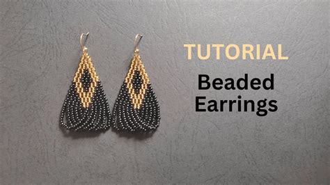 Image result for Seed Bead Earrings Tutorial