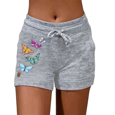 Shorts for Women Lounge Shorts Print Comfy Pajama Bottom with Pockets ...
