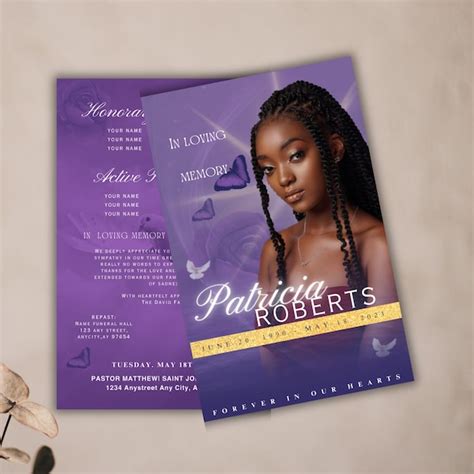 Image result for Male Funeral Program