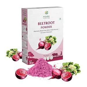Nisarg Organic Beet Root Powder Best For Skin, Hair & Health ...